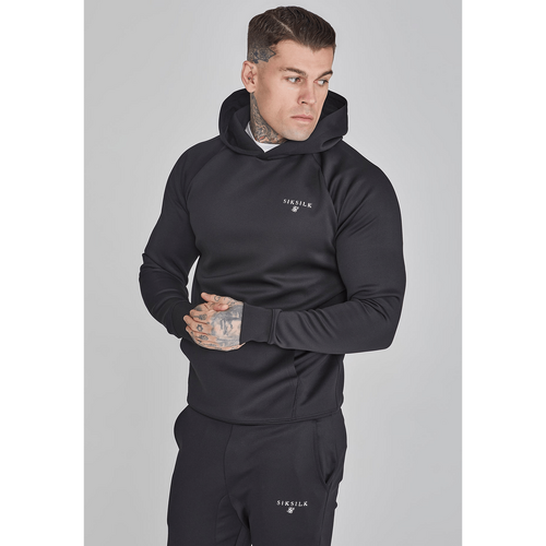 Black Essentials Poly Hoodie