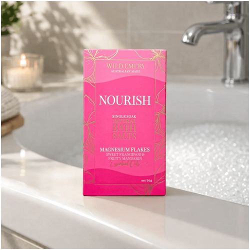 Wild Emery Nourish Single Soak Natural Bath Salts