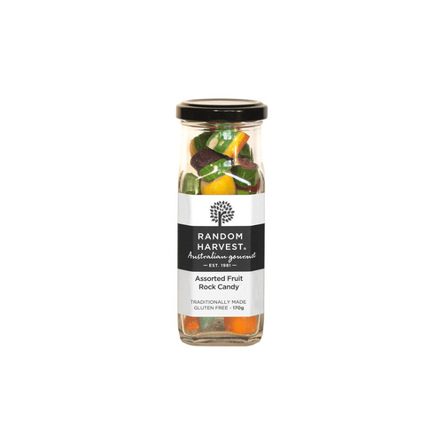 Random Harvest Assorted Fruit Rock Candy 170g