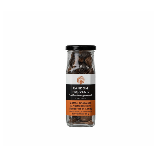 Random Harvest Coffee, Chocolate &amp; Australian Rum Liqueur Rock Candy 180g