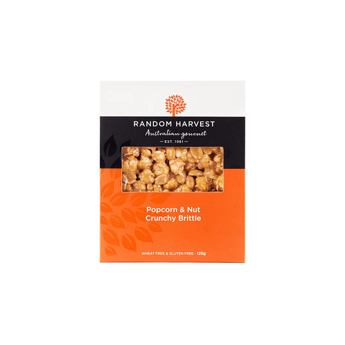 Random Harvest Popcorn &amp; Nut Crunchy Peanut Brittle 125g