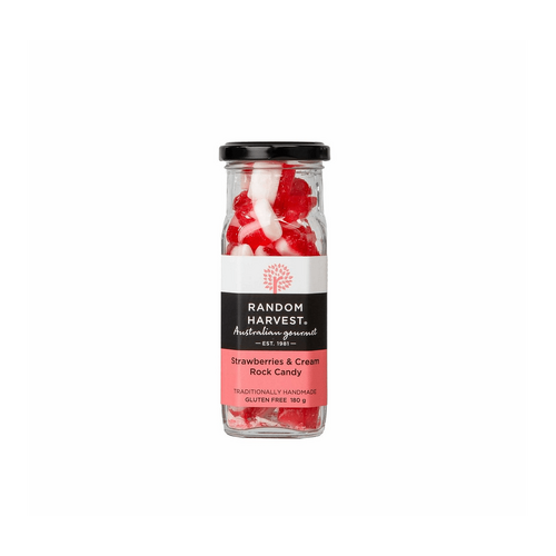 Random Harvest Strawberries &amp; Cream Rock Candy 180g