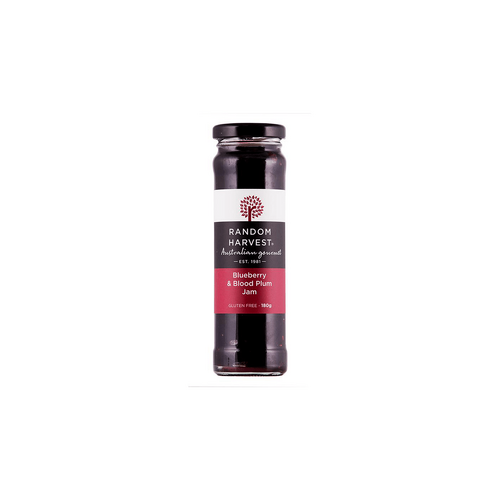 Random Harvest Blueberry &amp; Blood Plum Jam 180g