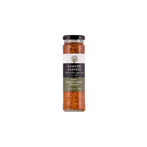 Random Harvest Garlic Sundried Tomato Mustard 150g