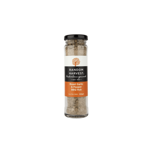 Random Harvest Roast Garlic &amp; Pepper BBQ Rub 100g