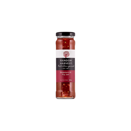 Random Harvest Strawberry &amp; Fig Jam 180g