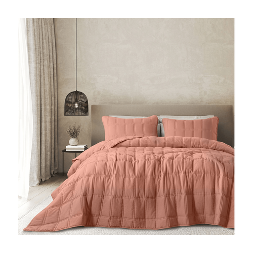 Affiniti Living Port Douglas Sunwashed Comforter Set - Clay - Odyssey
