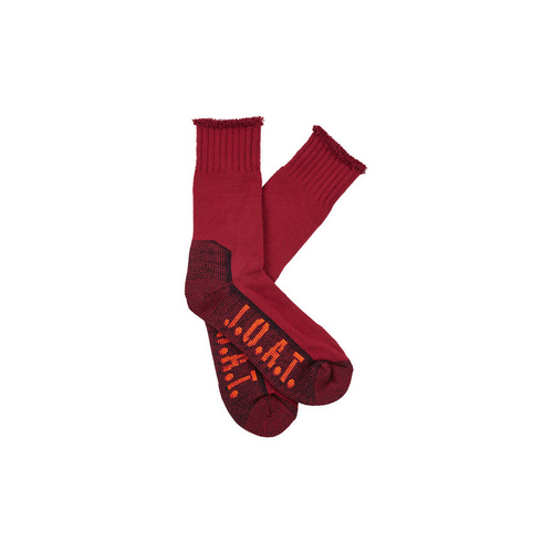 Women&#39;s Bamboo Outdoor Socks- Red &amp; Oranges