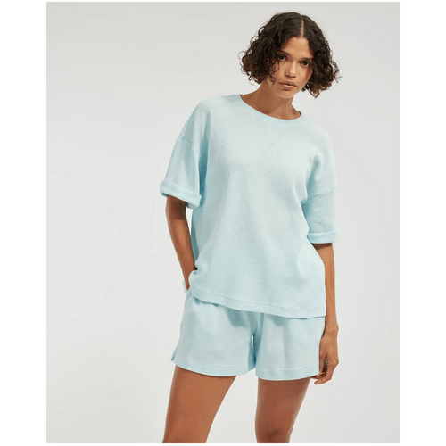 Amelius Laurie Waffle Tee - Sky Blue