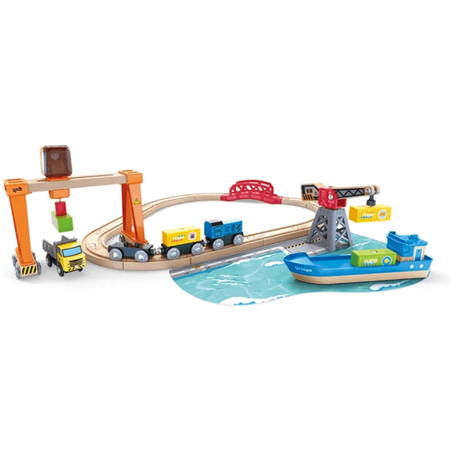 Hape Lift &amp; Load Harbour Set