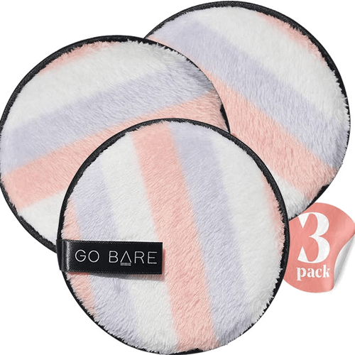 Go Bare Reusable Face Pad - 3pack