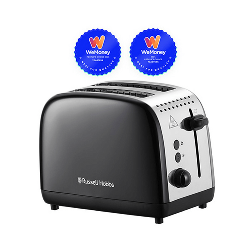 Russel Hobbs Colours Plus 2 Slice Toaster - Black