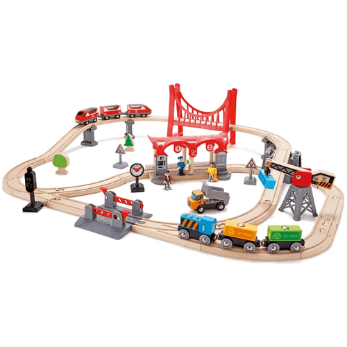 Hape Busy City Rail Set