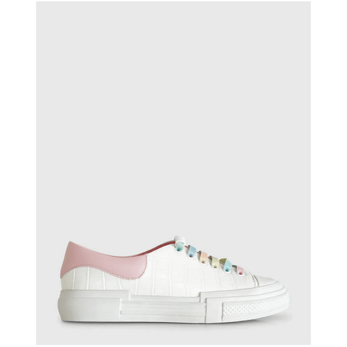 belle &amp; bloom Just A Little Dream Croc Leather Sneaker