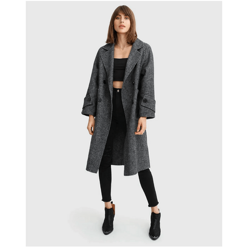 belle &amp; bloom Rumour Has It Oversized Wool Blend Coat