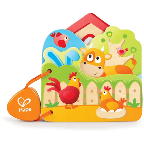 Hape Baby's Farm Animal Book