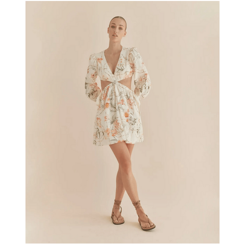 Amelius Orangerie Long Sleeve Mini Dress