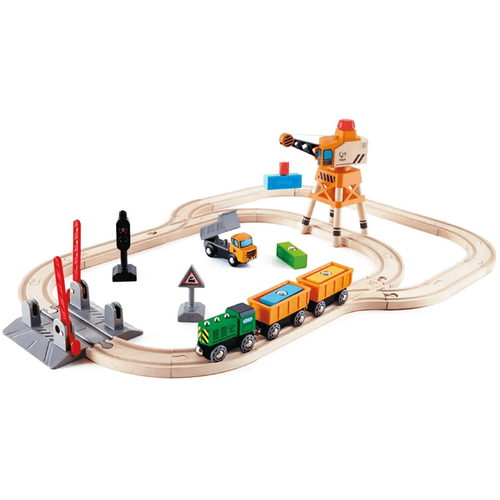Hape Crossing &amp; Crane Set