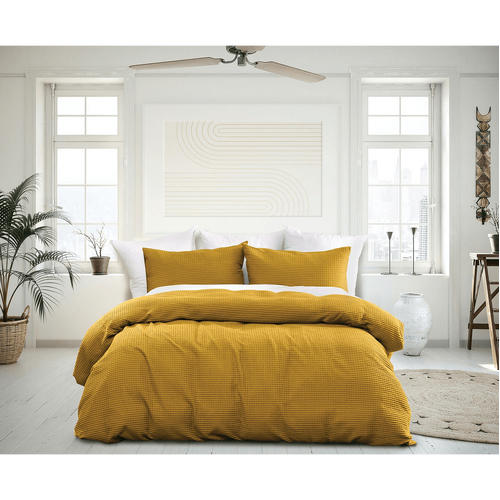 Affiniti Living Santiago Waffle QCS - Ginger - Bas Phillips