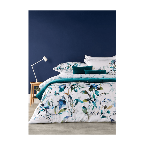 Affiniti Living Gardenia - Prussian Cotton Printed QCS - Christy