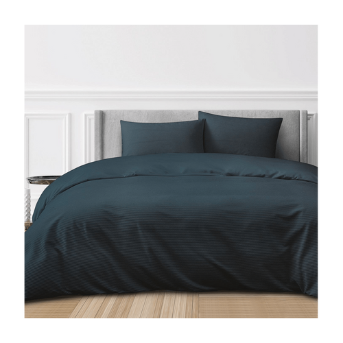Affiniti Living Corduroy Ribbed QCS - Navy - Odyssey