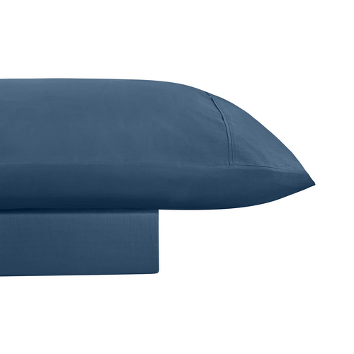 Affiniti Living T250 Breathe Cotton Sheet Set - Marine Blue - Odyssey