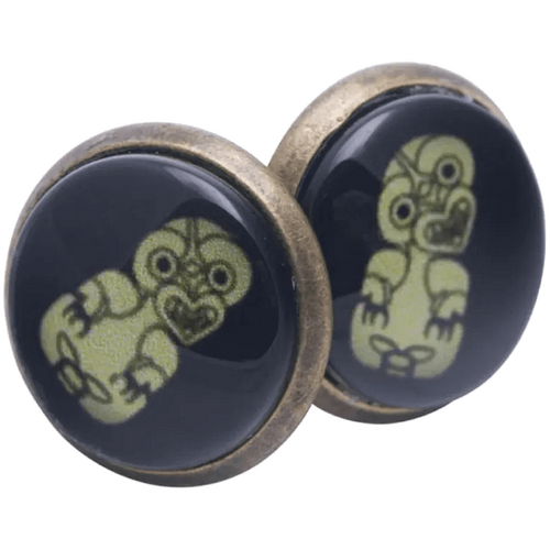 Fabuleux Vous Pururu Tiki Stud Earrings