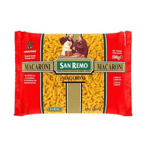 San Remo Short Pasta #38 Macaroni 500g
