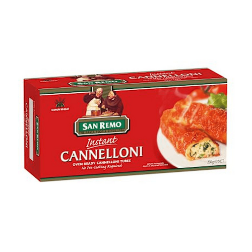 San Remo Dry Pasta Instant Cannelloni 250g