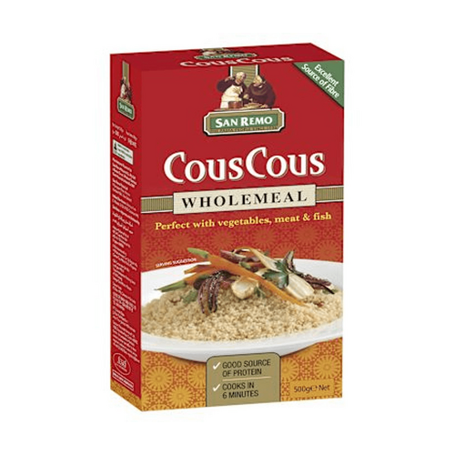 San Remo Couscous #159 Wholemeal 500g