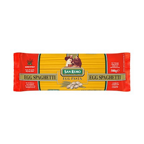 San Remo Dry Pasta #7 Egg Spaghetti 500g