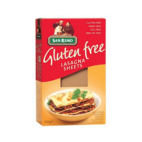 San Remo Gluten Free Dry Pasta Lasagna 200g
