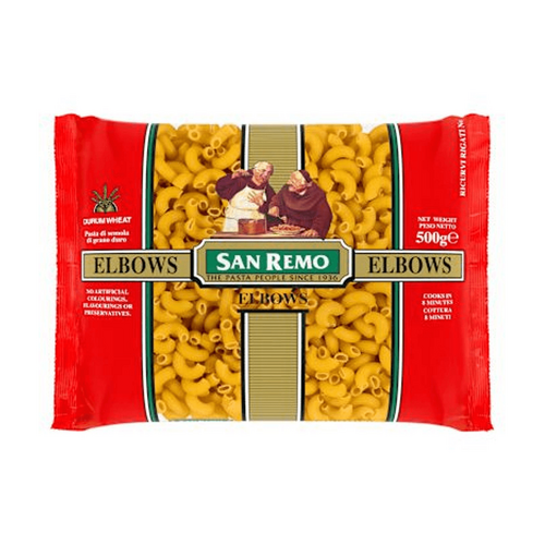 San Remo Dry Pasta #35 Elbows 500g