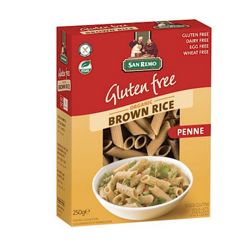 San Remo Gluten Free Pasta Brown Rice Penne 250g