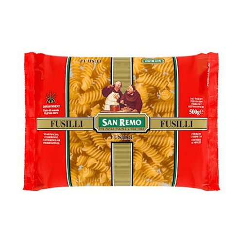 San Remo Short Pasta #56 Fusilli 500g