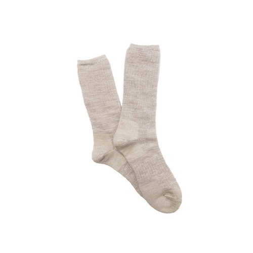 Women&#39;s Overlander Merino Wool Trek Socks- Sandstone Melange