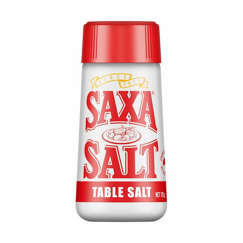 Saxa Table Salt Picnic Pack 125 Gram
