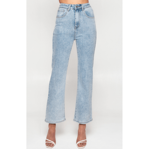 High Waisted Stretch Flare Jeans (SDM123)