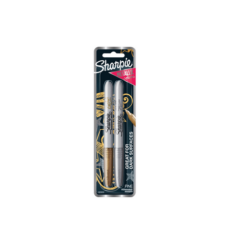 Sharpie Metallic Asst Pk2 Bag6