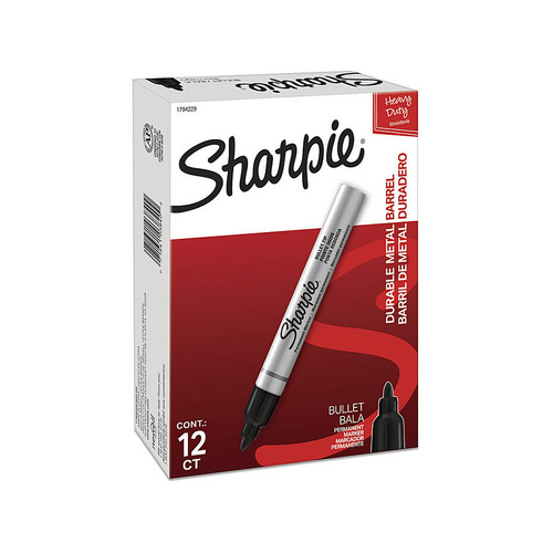 Sharpie Metl PermMrk BT Blk NP B