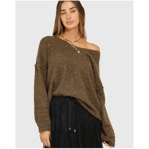 belle &amp; bloom Cloud Kiss Knit - Chocolate