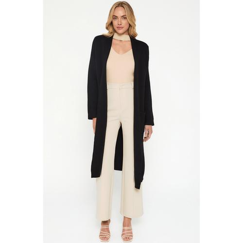 Longline Cardigan with Pockets (SKN680)