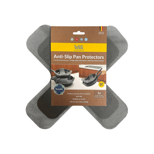 NoStik Silicone Firbreglass Anti-Slip Pan Protectors Set of 3