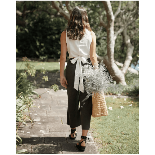 Amelius Barossa Linen Pant - Moss