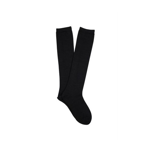 Women&#39;s Merino Wool Blend Knee High Fashion Socks - Smooth Knit