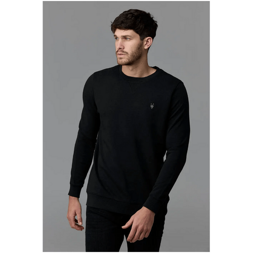 Society Of Wolves Crew Neck Fleece Black