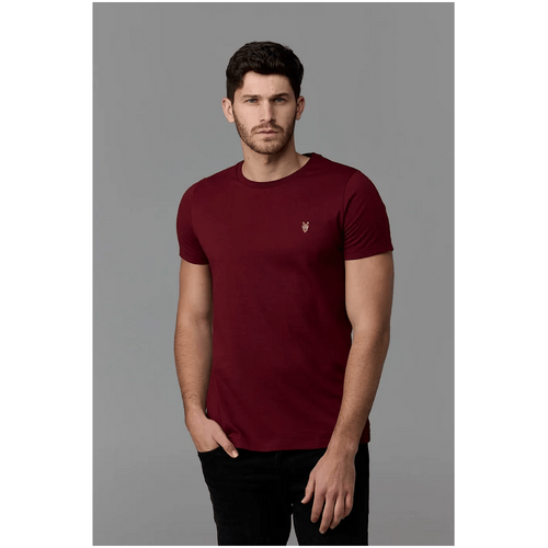 Society Of Wolves Classic Tee Bordeaux