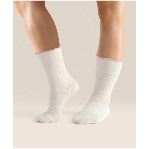 MoveActive Crew Grip Socks - Fondant Spots
