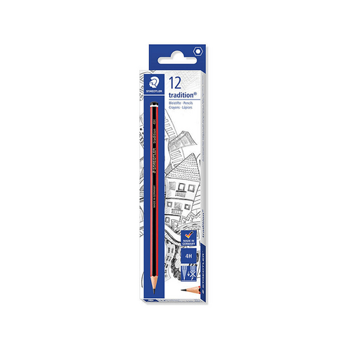 Staedtler Traditional 110-4H Pencil - Box of 12