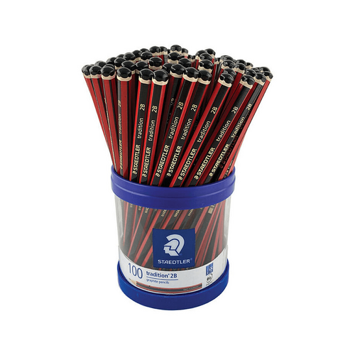 Staedtler Traditional 110-2B Pencil - Cup of 100